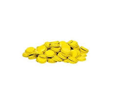 Tapa Corona 26mm Amarilla 100 unidades